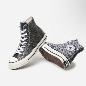 Converse x JW Anderson Glitter Chuck 70 High Top